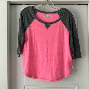 Hollister elbow length sleeve shirt